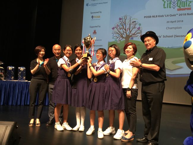 Raffles Girls' School Secondary, winners of the 2018 Singapore National Final