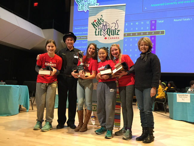 Hodgson Middle School, winners of the 2019 KLQ Canada National Final